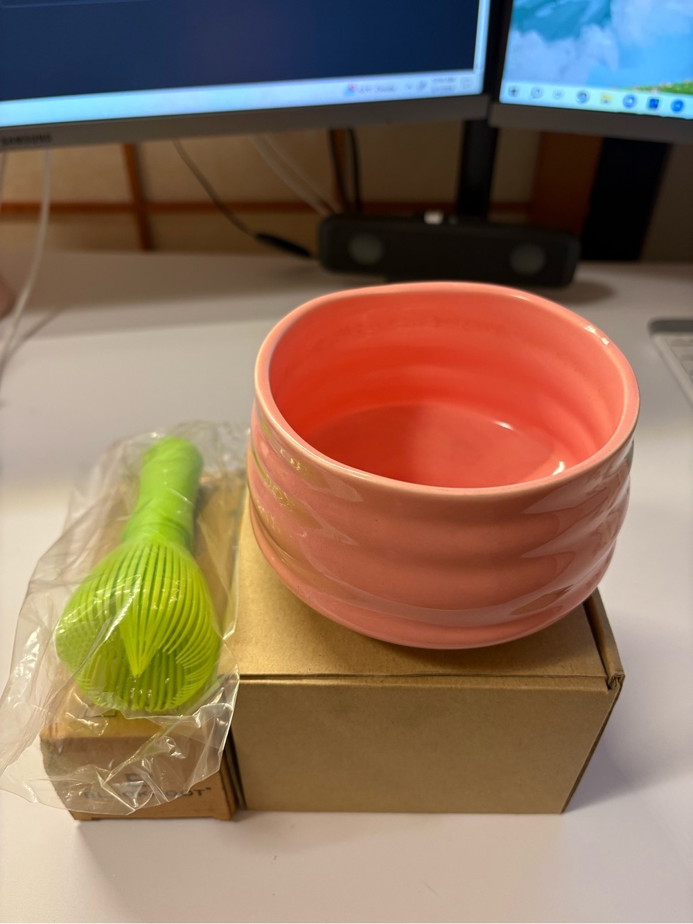 Matcha bowl and whisk